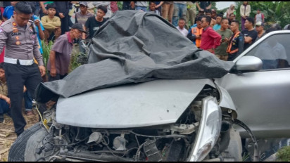 2 Dokter Jadi Korban Tabrakan Kereta Api Vs Minibus di Asahan Sumut