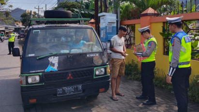Hari ke 8 Operasi Patuh Pallawa 2023, Ditlantas Polda Sulsel Tilang 1.170 Pelanggar Lalu Lintas
