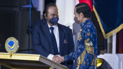 Jokowi-Surya di Istana, Bahas NasDem Hingga Revolusi Mental