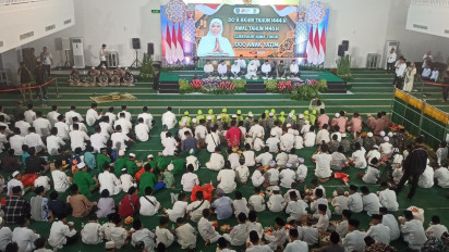 Bersama 1000 Anak Yatim, Gubernur Jatim Gelar Doa Akhir Tahun 1444 Hijriyah