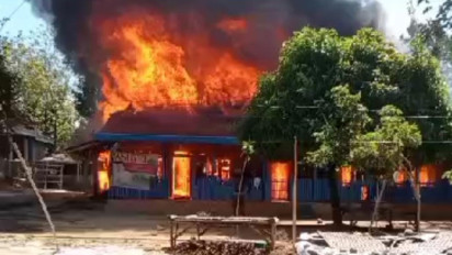 Korsleting listrik, 3 Rumah Warga Pamekasan Madura Ludes Terbakar