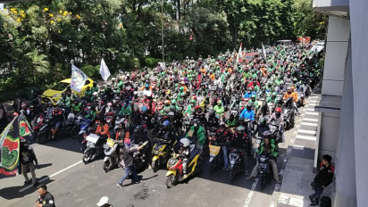 Catat! Besok Ribuan Driver Online Bakal Gelar Aksi Turun ke Jalan Menagih Janji Pemprov Jatim