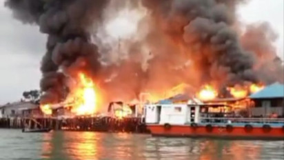 Satu Orang Meninggal Akibat Kebakaran di Pulau Buluh