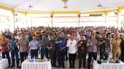 Gubernur Sumut dan Plt Bupati Langkat Silaturahmi dengan Masyarakat Langkat