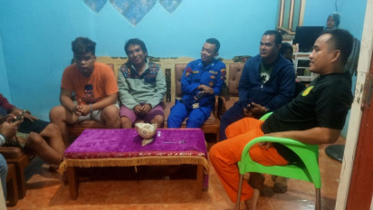 Terombang-ambing Dilaut Lepas, Kapal KLM Berkah Pandawa Setia Tenggelam di Selat Bangka