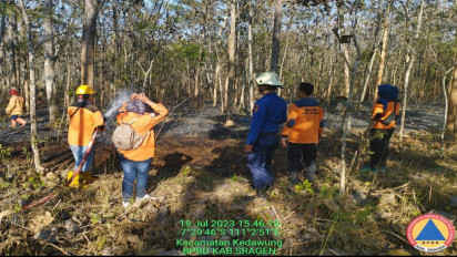 BPBD Catat Terjadi Kebakaran Hutan dan Lahan Dua Wilayah di Jawa Tengah