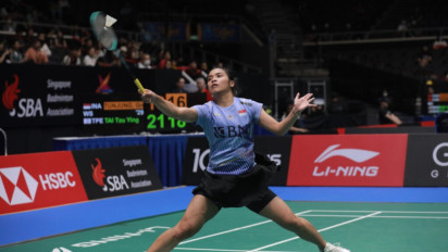 Hasil Korea Open 2023: Sempat Tegang, Gregoria Akhiri Gim Pembuka dengan Kemenangan