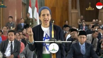 Pakai Baju Lambang Bintang Daud, Aktivis Yahudi Sampaikan Hal Ini saat Jadi Tamu Kehormatan di Perayaan 1 Muharram di Al Zaytun