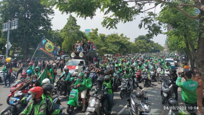 Waspada, Ribuan Driver Online akan Turun ke Jalan Hari Ini, Ini Tuntutannya