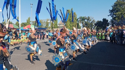 Rayakan 1 Muharam, Ribuan Pelajar di Blora Ikuti Pawai Taaruf dengan Pagelaran Budaya