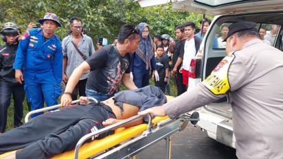 Geger Sesosok Pria Ditemukan Tewas Tergantung di Pohon