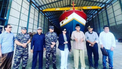 Connie Rahakundini Kunjungi Galangan Kapal Nabi Nuh Al Zaytun: Biasakan Menggunakan Kedewasaan Berfikir, Bukan Main Menghakimi