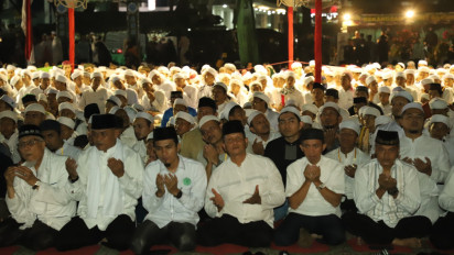 Wagubsu dan Walikota Medan Dzikir Bersama Santri Expo Kodam Bukit Barisan