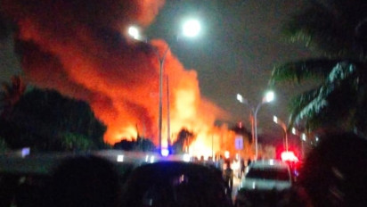 Belasan Kios dan Rumah Milik Warga di Mimika, Ludes Terbakar, Penyebab Masih Diselidiki