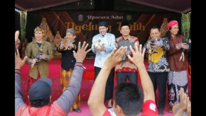 Bulan Suro, Warga Dongko Trenggalek Gelar Upacara Adat Ngetung Batih