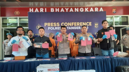 Bravo! Polisi Tangerang Tangkap 4 Pelaku Kejahatan Ganjal ATM, Tersangka Kuras Ratusan Juta Uang Korban