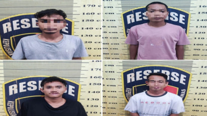 Polisi Ringkus Empat Pelaku Pemerasan Terhadap ASN di kabupaten Padang lawas