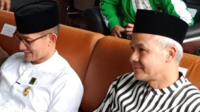 Sandiaga Uno Mengaku Memiliki Kecocokan dengan Ganjar Pranowo, Sah Jadi Pasangan Capres dan Cawapres?