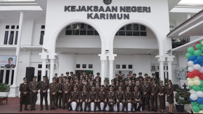 HUT Adhiyaksa Ke_63, Kejari Karimun Tegaskan Amanat Kejagung Sebagai Pedoman Dalam Melaksanakan Tugas