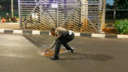 Tabrak Tiang MRT di Blok M, Seorang Pemotor Tewas