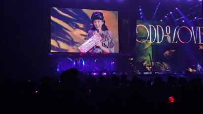 Kompak Nyanyikan Lagu 'All About You', Fan Project SONE di konser The Odd of Love in Jakarta Buat Taeyeon Takjub