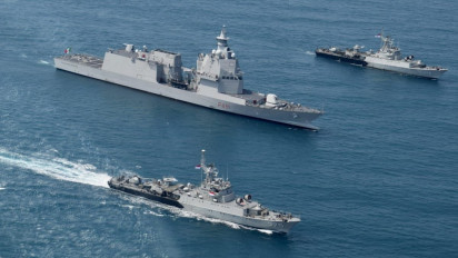 TNI AL dan Angkatan Laut Italia Laksanakan Latihan Bersama di Laut Jawa