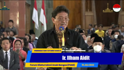 Diundang Dalam Peringatan 1 Syuro di Ponpes Al Zaytun, Ilham Aidit Putra Tokoh PKI DN Aidit Mengucapkan Kalimat-kalimat Menyentuh ini