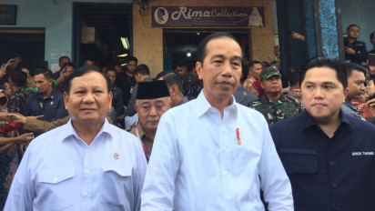 Kunker Presiden Jokowi di Pasar Bululawang Kabupaten Malang, Pastikan Harga Bahan Pangan Aman