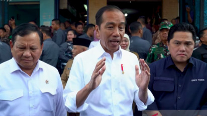 Ditanya Akan Duetkan Prabowo-Erick, Ini Jawaban Jokowi