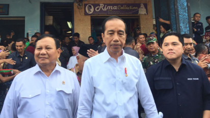 Jokowi Dalam Kunkernya ke Pabrik Peluru Pindad Malang, Bantah Perjodohan Politik Antara Prabowo Erik Thohir
