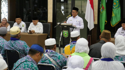 359 Jemaah Haji Kloter 15 Tiba di Debarkasi Palembang