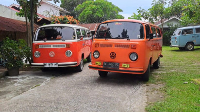 Keliling Kota, Volkswolgen Sumatera Utara Perkenalkan Mobil Antik Era Perang Dunia Pertama ke Masyarakat Kota Medan