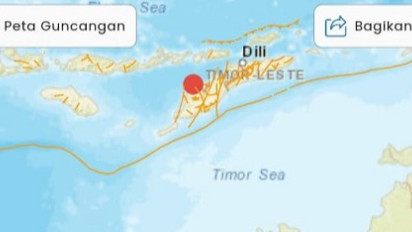 Timor Tengah Utara NTT Diguncang Gempa Magnitudo 6,0