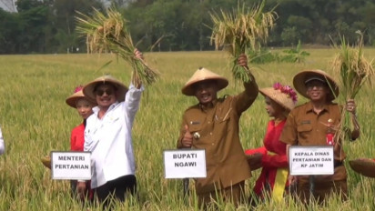 Antisipasi El Nino, Mentan Yasin Limpo Siapkan Lumbung Pangan Nasional di Ngawi