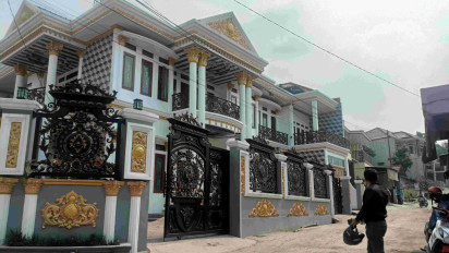 WOW! Ada Kampung Sultan di Garut, Rumah Gedong Bergaya Eropa Berderet di Sepanjang Jalan Desa