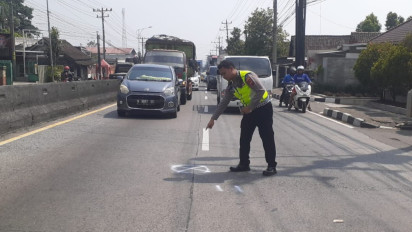 Tragis, Lansia di Kab.Semarang Meninggal Dunia usai Ditabrak Motor saat Menyeberang Jalan