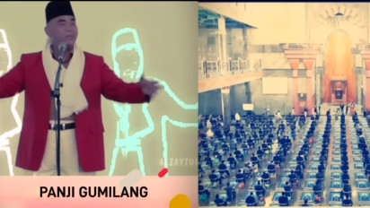 Tangan Melambai Seolah Perlihatkan Gestur 'Buang Jauh-jauh', Dedengkot Al Zaytun, Panji Gumilang Sebut Fiqih Bikin Orang Jadi Susah Beragama? Katanya...
