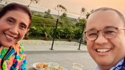 Anies Baswedan Ngobrol Bareng Susi Pudjisatuti, Netizen: Cawapres