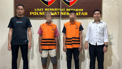 Dua Pelaku Pencuri Gilingan Padi Ditangkap Polsek Natar di Lampung Selatan