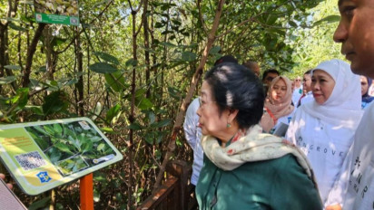 Megawati Soekarnoputri Resmikan Kebun Raya Mangrove, Beri Pesan Ini Untuk Warga