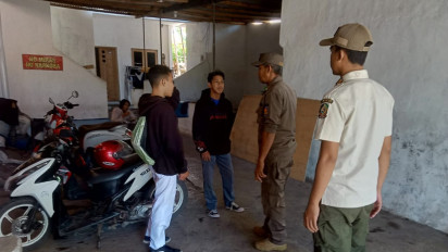 Bolos dan Pesta Rokok, Sejumlah Pelajar Digaruk Satpol PP Banyuwangi