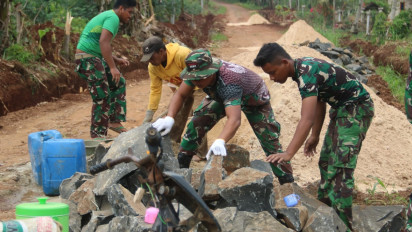 TMMD Kodim 0429/Lamtim Hadir Wujudkan Kemanunggalan, Semangat Gotong-royong dan Kesejahteraan Masyarakat