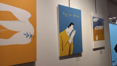 Solidaritas Hentikan Perang Rusia, Pameran Seni Ukraina Digelar di Jakarta