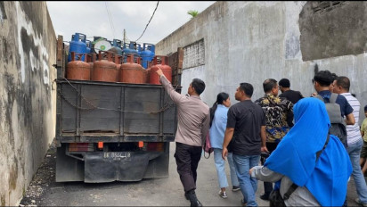 Polda Sumut Gerebek Gudang Oplosan Gas Elpiji Bersubsidi di Medan
