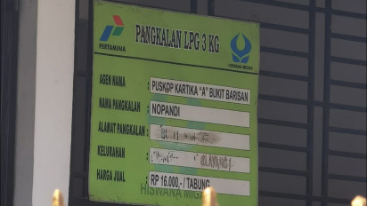 Mengejutkan! Ada Tulisan Bukit Barisan pada Pamflet Pangkalan Elpiji Oplosan