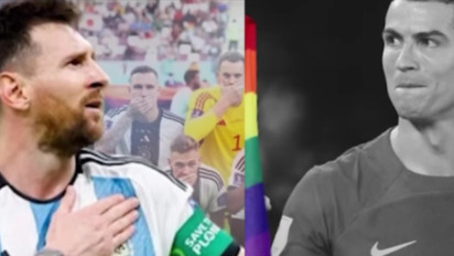 Pesepakbola Dunia yang Tak Sudi Pakai Ban Kapten LGBT Pelangi, Ada Cristiano Ronaldo, Bagaimana dengan Messi?
