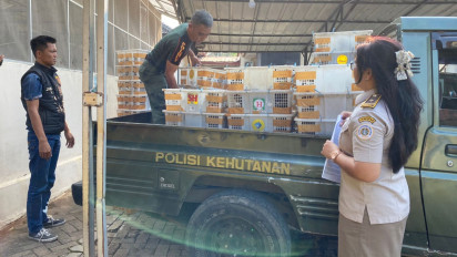 Balai Karantina Pertanian Lampung Lepasliarkan Ribuan Ekor Burung