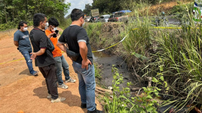 Cium Bau Busuk, Sopir Angkutan Batubara Kaget Temukan Mayat di Kanal Air