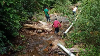 SPAM PDAM Mual Nauli Tapteng Dirusak Sekelompok Orang, Suplai Air Bersih ke Pelanggan Mati Total