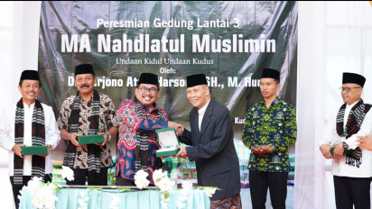 Wakil Kepala BPIP: Santri Pilar Indonesia Merdeka, Acara Peresmian Gedung MA Nahdlatul Muslimin, Kudus Disemarakkan dengan Semangat Pancasila